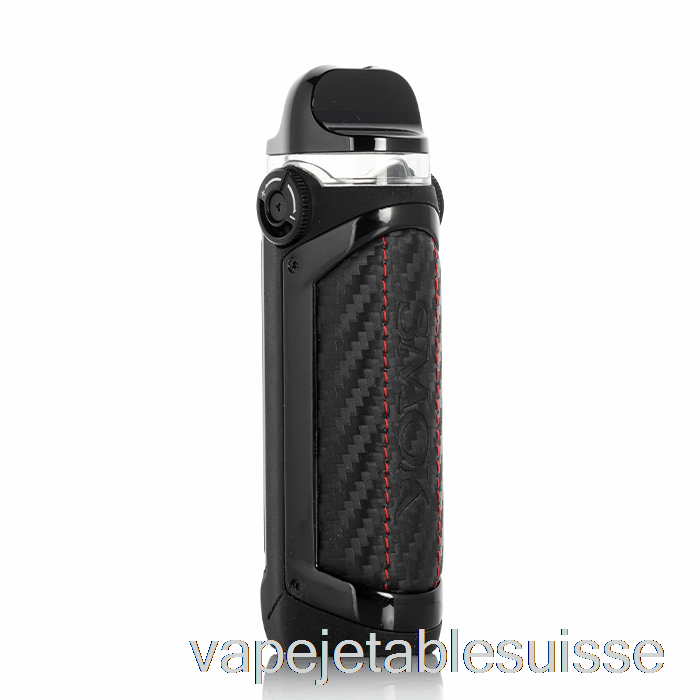Vape Suisse Smok Ipx80 80w Pod Mod Kit Fibre De Carbone Noir